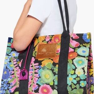 Kurt Geiger Southbank Brand NEW LARGE Colorful Floral Tote Bag!